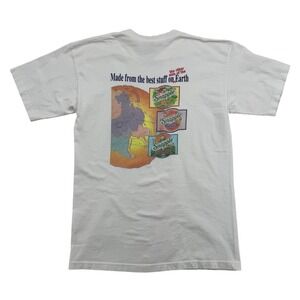 VTG Bay Side Snapple Exotic Teas Shirt Mens Large White Good Graphic Tee USA